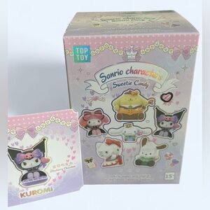 Sanrio Sweetie Candy Kuromi Blueberry Chocolate Figure – Blind Box w/ Card